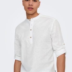 Camicie – Onscaiden halfplackt White
