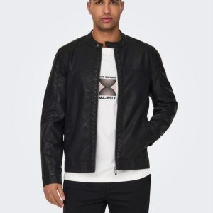 Giacconi – Onsmike racer jacket Black