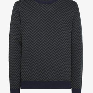 Maglie – Round Micro Jacquard maglia na
