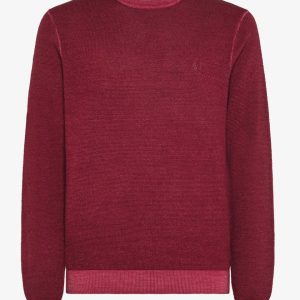 Maglie – Round Vintage maglia bordeaux