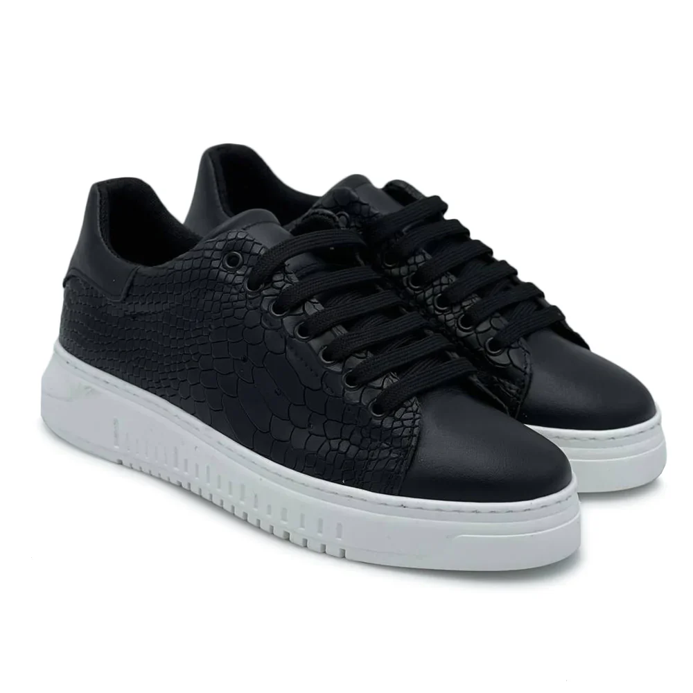 Sneakers cocco nera suola army - FLAG STORE - immagine 4