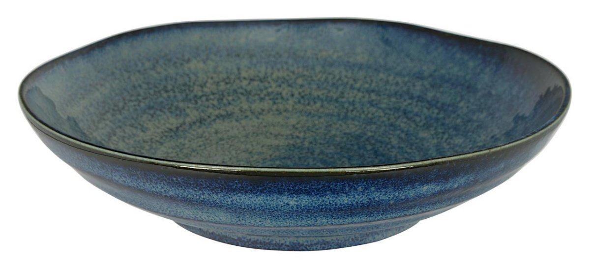 Piatto fondo in porcellana serie Cobalt Blue – 21 cm - immagine 2