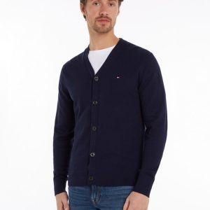 Maglie – Pima cotone cashmere cardigan Navy