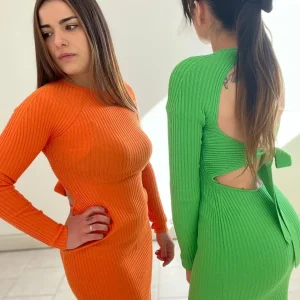 Abito fiocco schiena