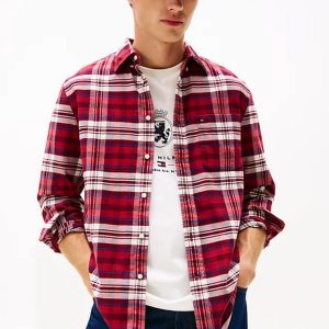 Camicie – Hero flanel tartan shirt Red