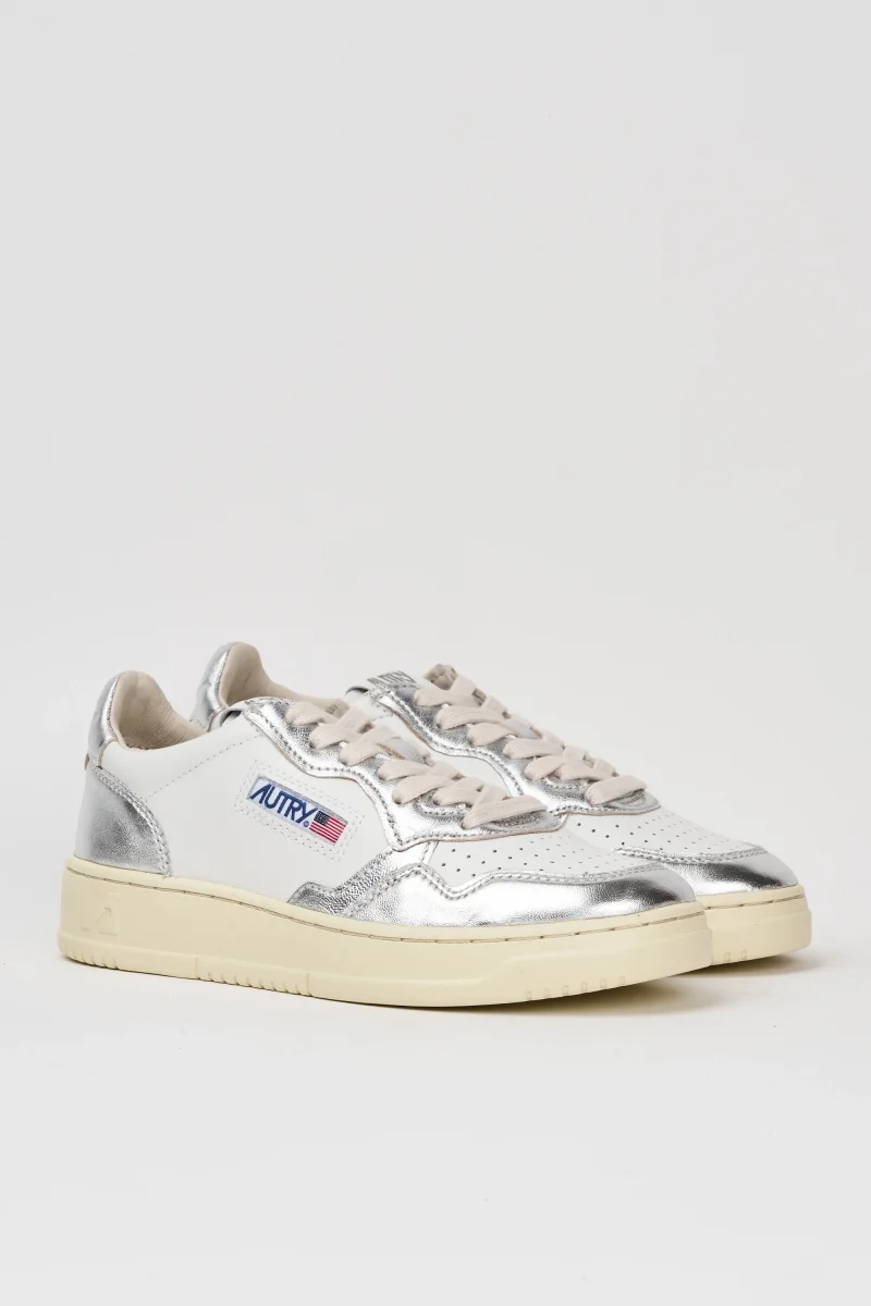 Autry Medalist Low White/Silver 5203 - immagine 4