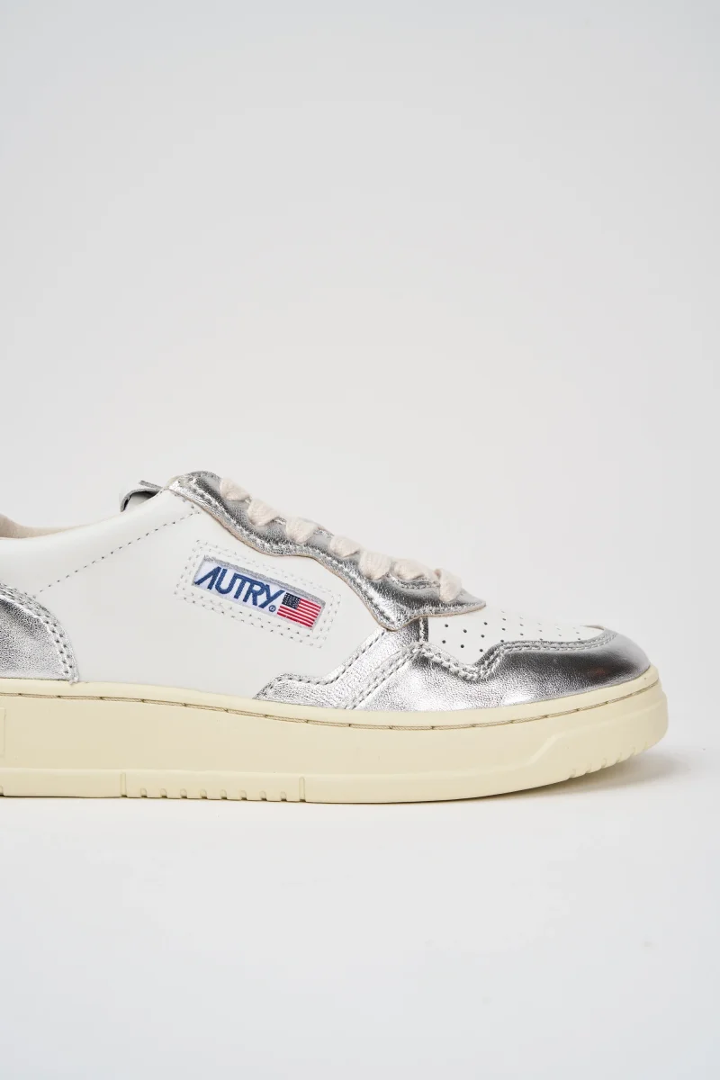 Autry Medalist Low White/Silver 5203 - immagine 6
