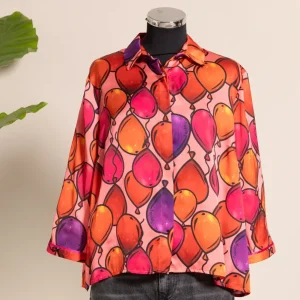 CAMICIA SPOON BALOONS PINK -IL THE DELLE 5-