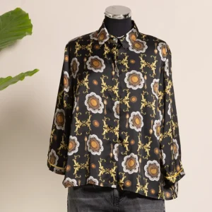 CAMICIA SPOON MISE EN PLACE BLACK -IL THE DELLE 5-