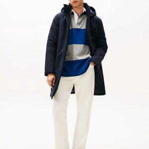 Giacconi – Tech hooded parka Navy