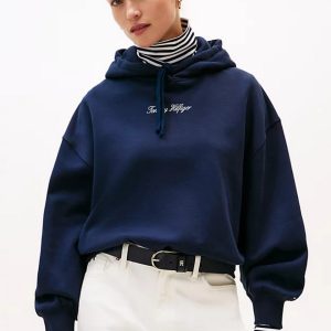 Felpe – Classic script hoodie Dark Navy