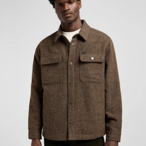 Camicie – Overshirt Brown Jaspe