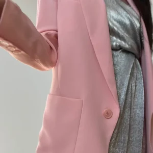 Blazer in tessuto fluido