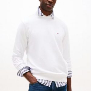 Maglie – Essential terry crew White