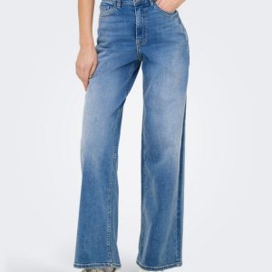 Jeans – Jdyfelina wide med blue jeans