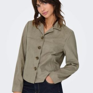 Giacconi – Jdynico suede jacket Timber Wolf