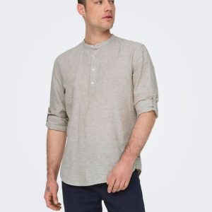 Camicie – Onscaiden halfplackt Chinchill