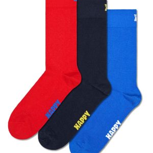 Calze – 3 pack Solid sock Blue