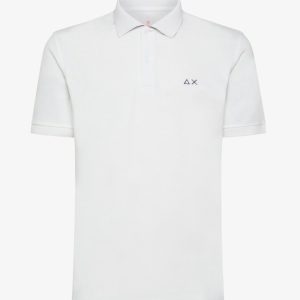 Polo – Polo under collar print Bianco
